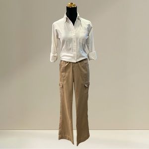 Tan Cargo Pants 100% Cotton
